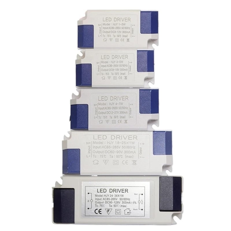 LED Driver Constant Current Power Supply 85 265V 24 36W 300mA For Downlight Bulb - Image 1
